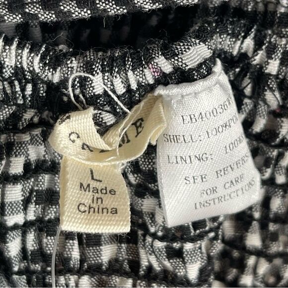 Tilly’s 2 piece matching short top set high wasted gingham tank size large - Picture 8 of 14